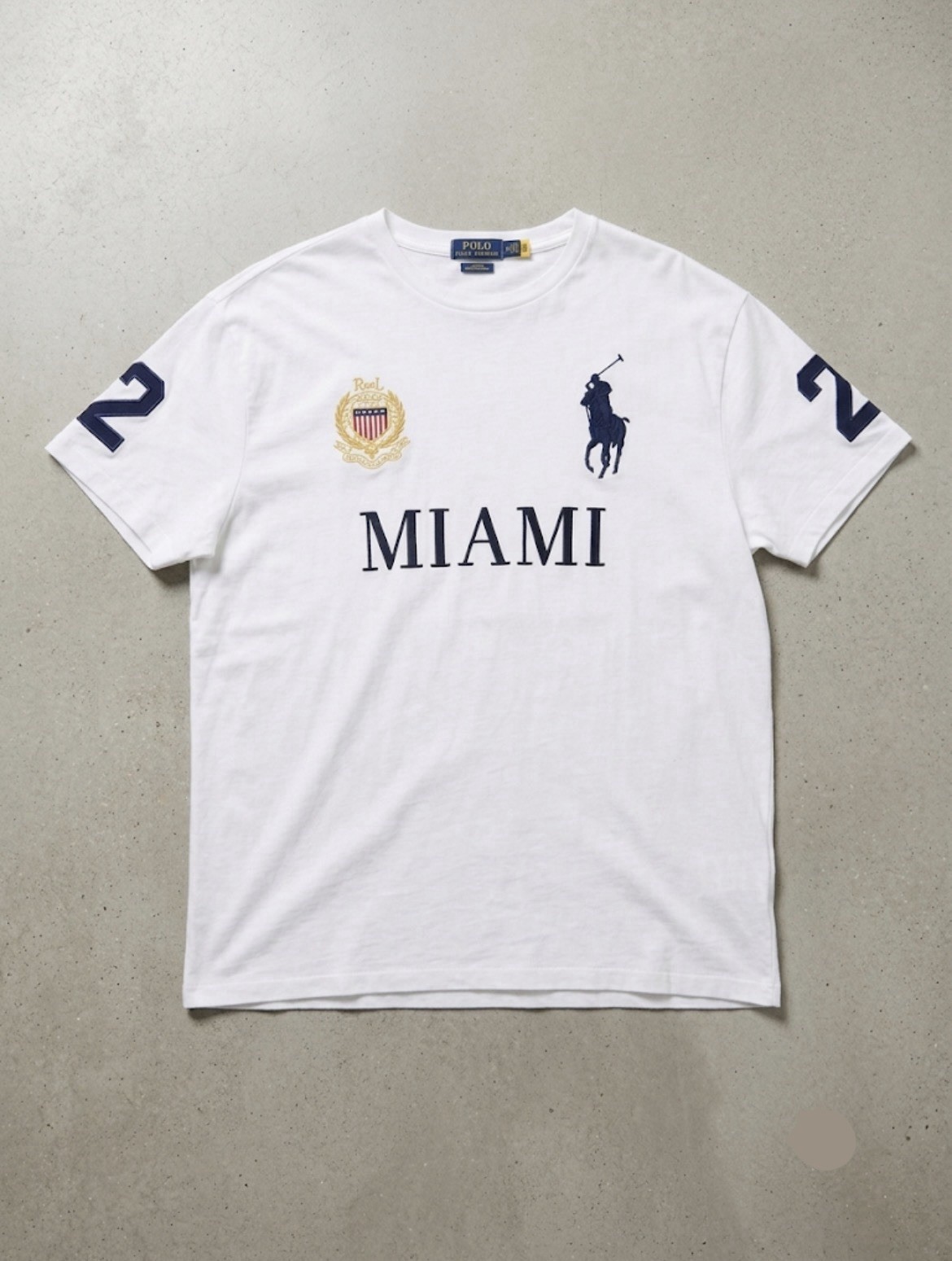 Polo Ralph Lauren Embroidered Big Pony MIAMI Shirt Mens Large Classic Chief Keef