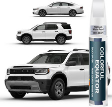 Platinum White Pearl(NH-883P) Car Touch Up Paint Compatible with Honda Car Pain