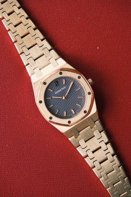 Audemars Piguet Royal Oak 6008BA 1980's Cream 18K Yellow Gold Ladies Watch
