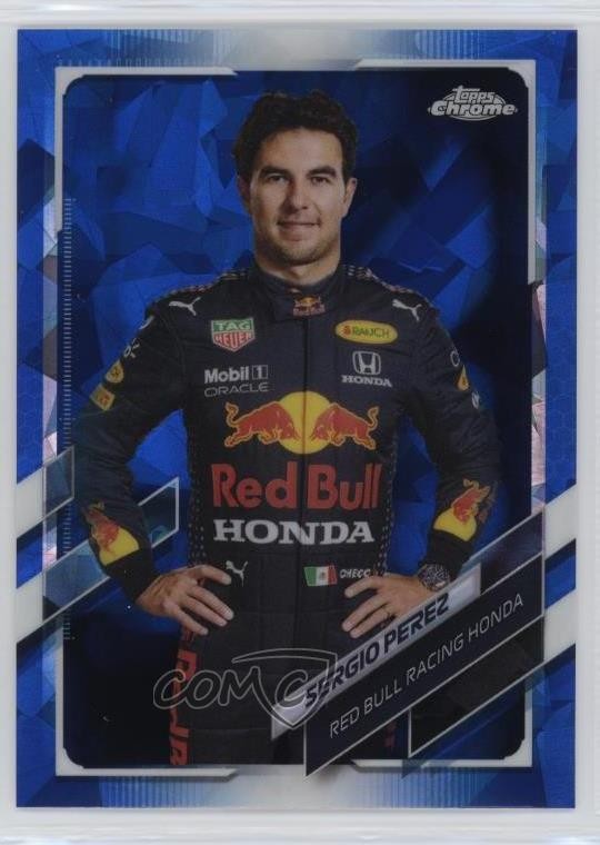 2021 Topps Chrome Sapphire Edition Formula 1 F1 Racers Sergio Perez #4 0n64