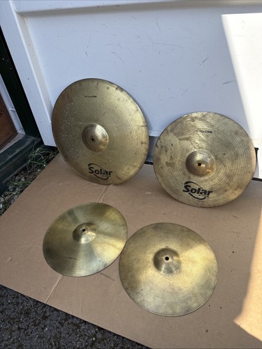 Sabian Solarny zestaw talerzy 20" Ride, 16" Crash 14" Hi Hats Hat. Darmowa przesyłka - Zdjęcie 3 z 19