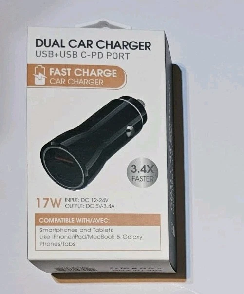 Cargador Coche Reiko5V 3.1A Puerto USB C Foto 3 de 3