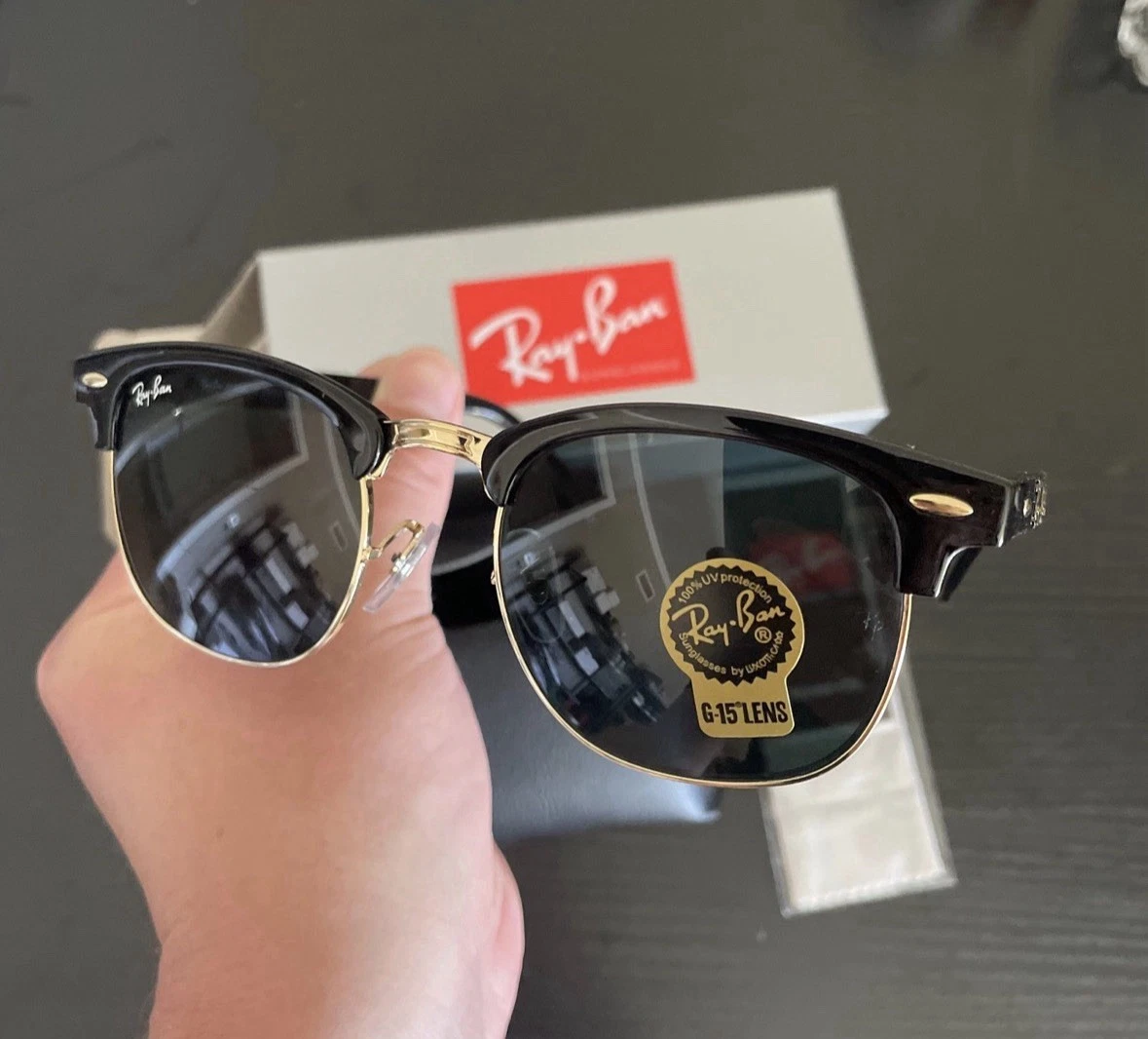 Ray-Ban Clubmaster Sunglasses products for sale | eBay