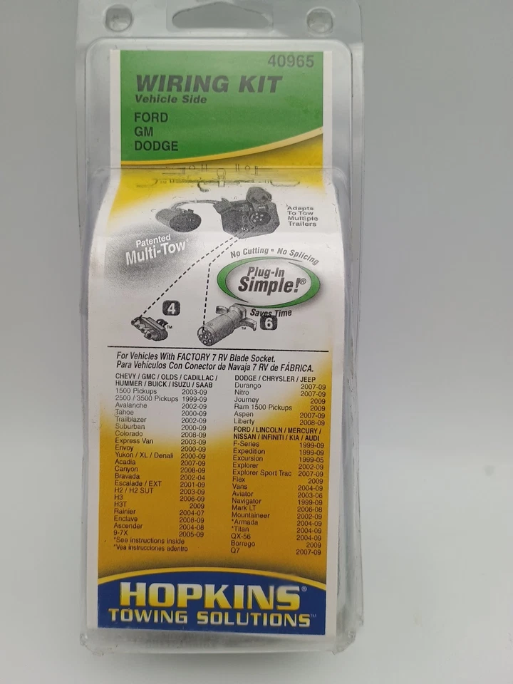 Arnés de cables para remolque Hopkins Towing Solution 40965, consulta el anuncio para ver el montaje Foto 2 de 4