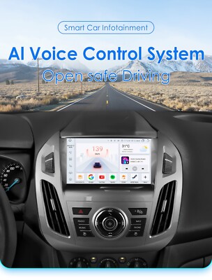 8Core Android 14 Carplay Stereo Radio GPS DSP For Ford Transit Connect 2013-2018