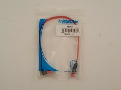CablesToGo / C2G 12'' 7-PIN 180° to 90° Serial ATA Cable | #10190 | NEW