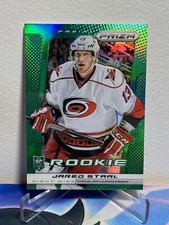 2013-14 Panini PRIZM Hockey JARED STAAL #219 GREEN PRIZM SP ROOKIE