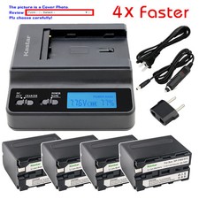 Kastar Battery Multifunction Charger for NP-F970 CCD-TRV68 CCD-TRV71 CCD-TRV715