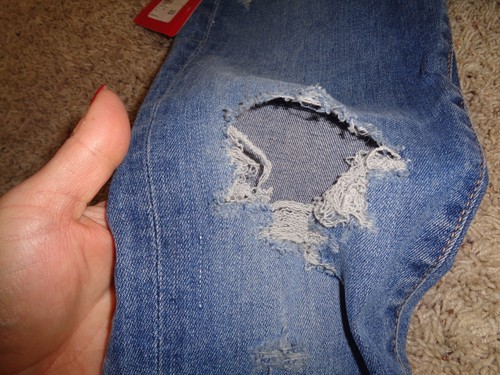 AG ADRIANO GOLDSCHMIED LEGGING ANKLE JEANS, DISTRESS, NWT, 27, SUPERSKINNYANKLE - Picture 11 of 12