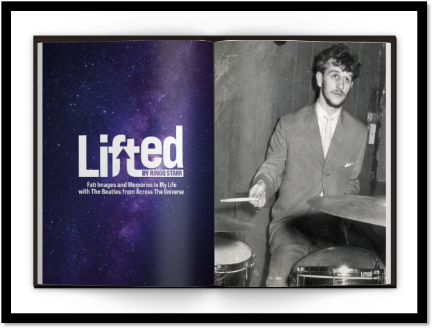 ビートルズ　リンゴ・スター直筆サイン入り本Lifted 新品 Lifted RINGO STARR SIGNED New Sealed Beatles Memories