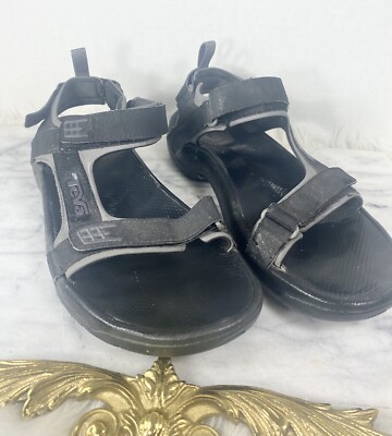 Teva Minam Mens Size 10 Black Strappy Trail Hiking Hook  display picture 3