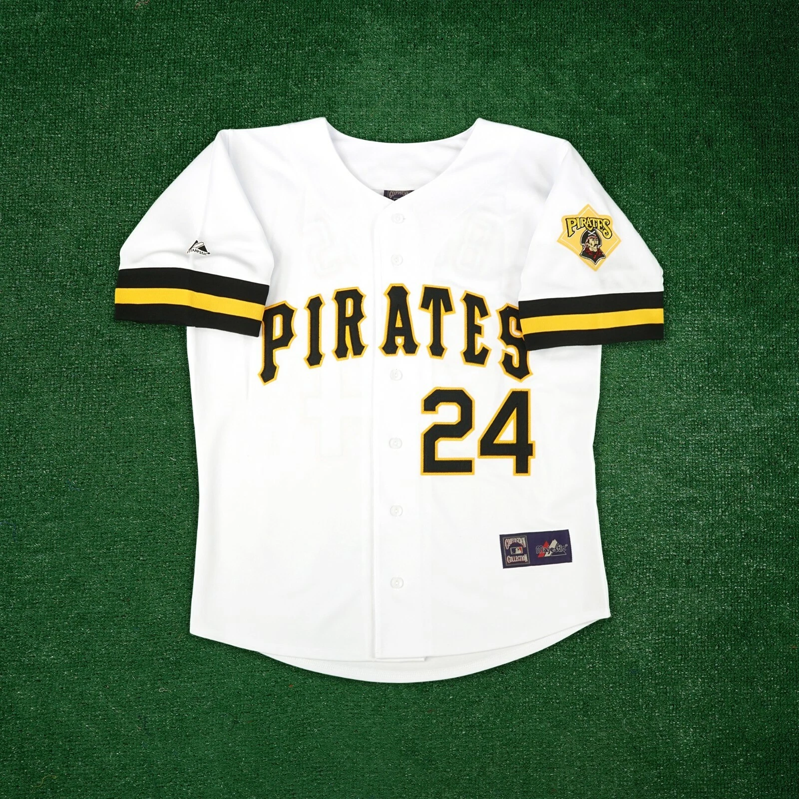 Barry Bonds 1992 Pittsburgh Pirates Men's White Cooperstown Jersey