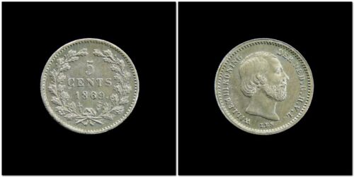 Netherlands - 5 Cent 1869 Zeer Fraai+ - Photo 1/1