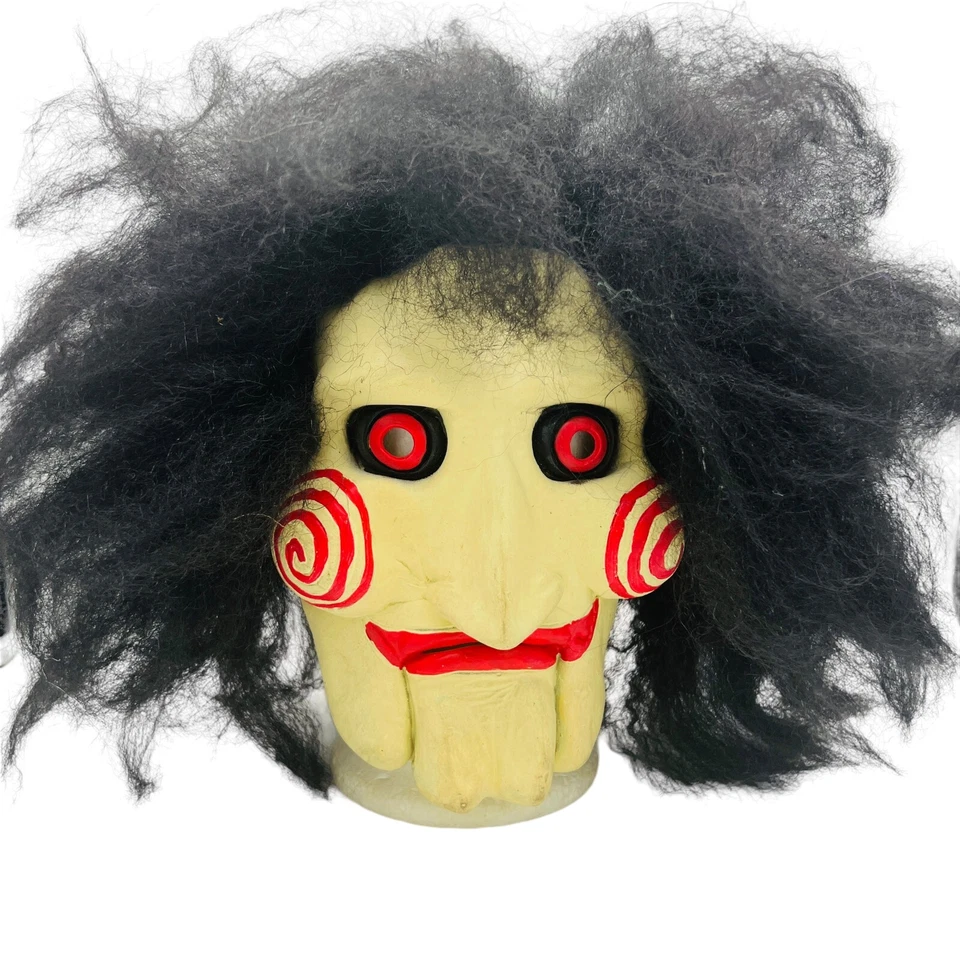 SAW Billy Puppet - Moving Mouth Mask Latex Costume Mask Adult Halloween - Image 2 of 4