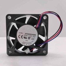 For DELTA AFB0624MB DC24V 0.10A 6CM 60 15MM 6015 Inverter Cooling Fan 3pin