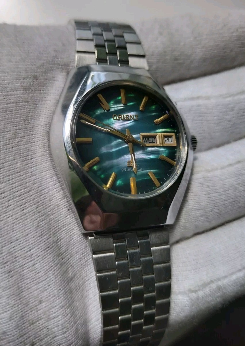 vtg Orient cA chrono Ace Mexican focus Y429-26960 Green MOP