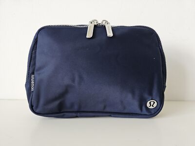 NWT LULULEMON Everywhere Belt Bag Metal Hardware Large 2L TRNV/SLVR Blue Silver