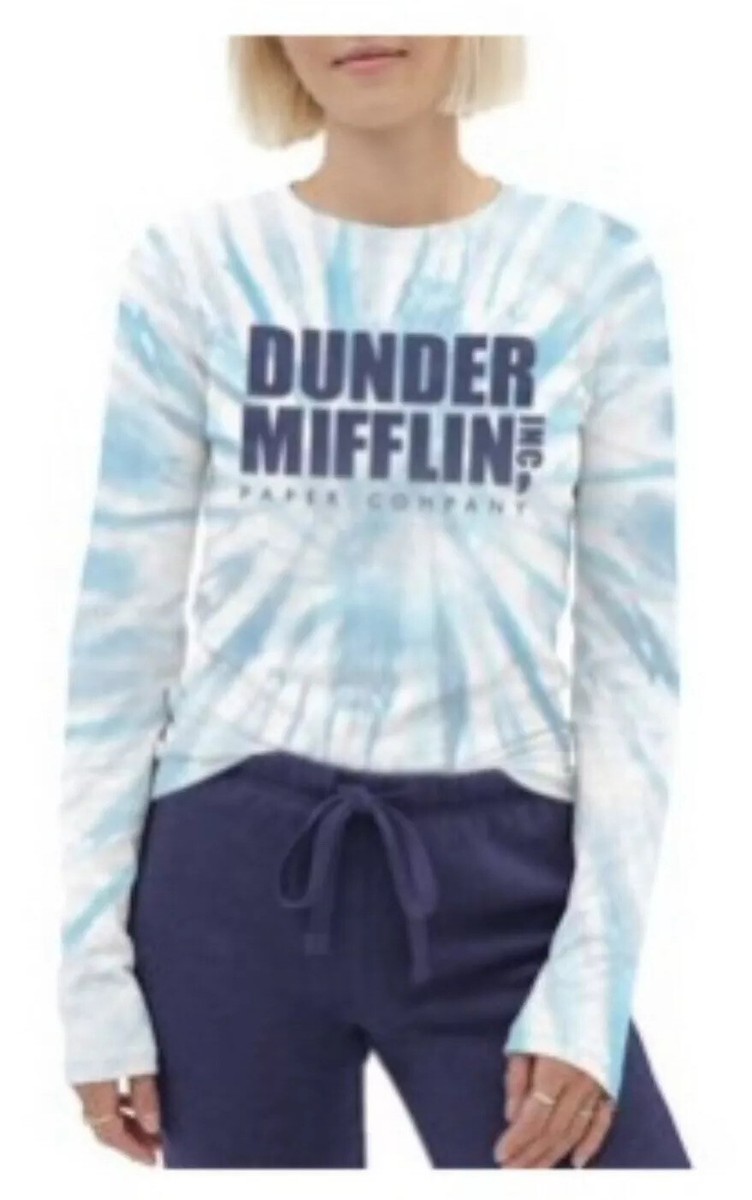 dunder mifflin tie dye sweatshirt