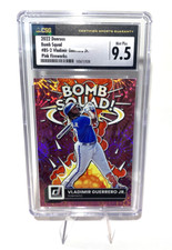 2022 DONRUSS Vladimir Guerrero Jr Bomb Squad Pink Fireworks #BS2 CSG 9.5!!