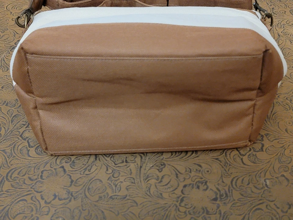 复古 Promaster 中号帆布包相机包 带肩带 棕褐色/奶油色 ㄍ — 第 4/4 张图片