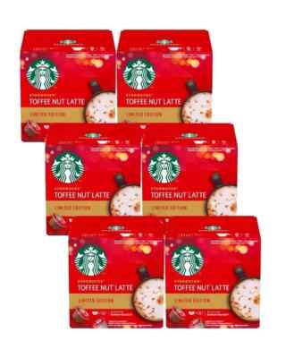 6 x Nescafe Starbucks TOFFEE NUT LATTE - Dolce Gusto 6 x 12 Capsules