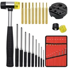 Roll Pin Punch Set 22pcs Gunsmithing Punch Removing Repair Tools Including Unive