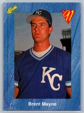 💎1991 Classic I Baseball #T50 Brent Mayne - Kansas City Royals💎