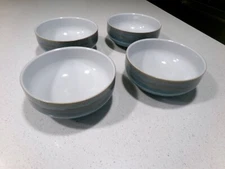 DENBY AZURE COAST LOT 4 CEREAL BOWLS
