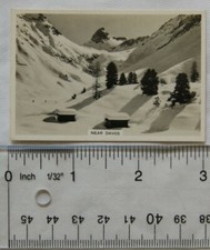 1937 Senior Service Winter Scenes No. 16 Near Davros, Switzerland