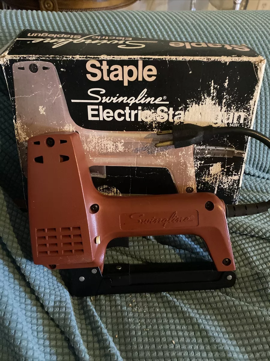 Swingline Electric Stapler Gun Corded Model 34201 Vintage Made in
