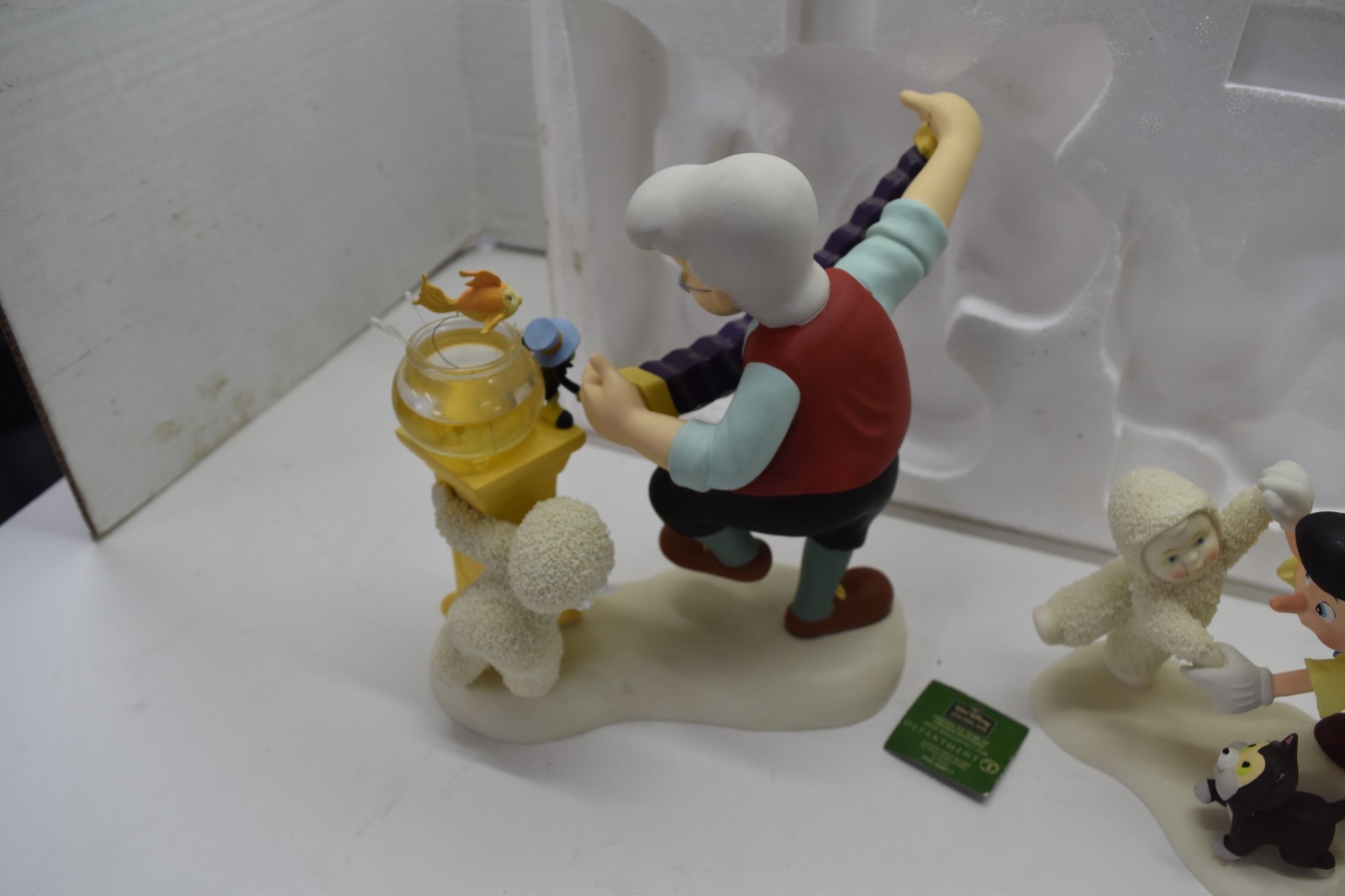 SNOWBABIES 2006 COLLECTION DANCE AND BE HAPPY PINOCCHIO GEPPETTO NO BOX DEPT 56 - Picture 2 of 11