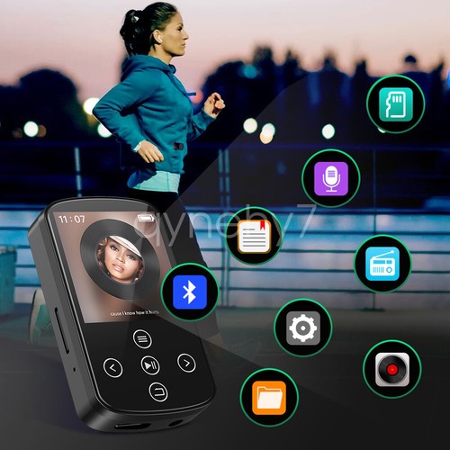 Support 128GB Bluetooth Lossless Music MP3 Player FM Radio Recorder w/ Back Clip - Picture 41 of 48