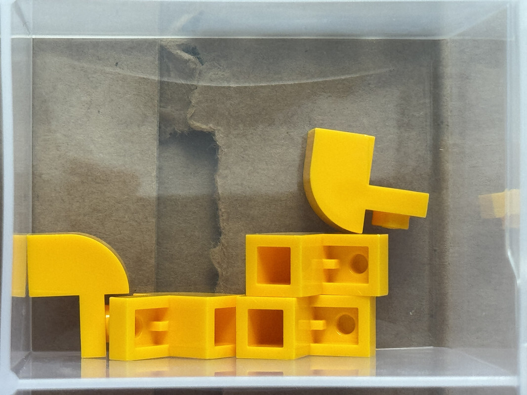 LEGO Parts - Bright Light Orange Slope, Curved 2 x 1 x 1 1/3 - No
