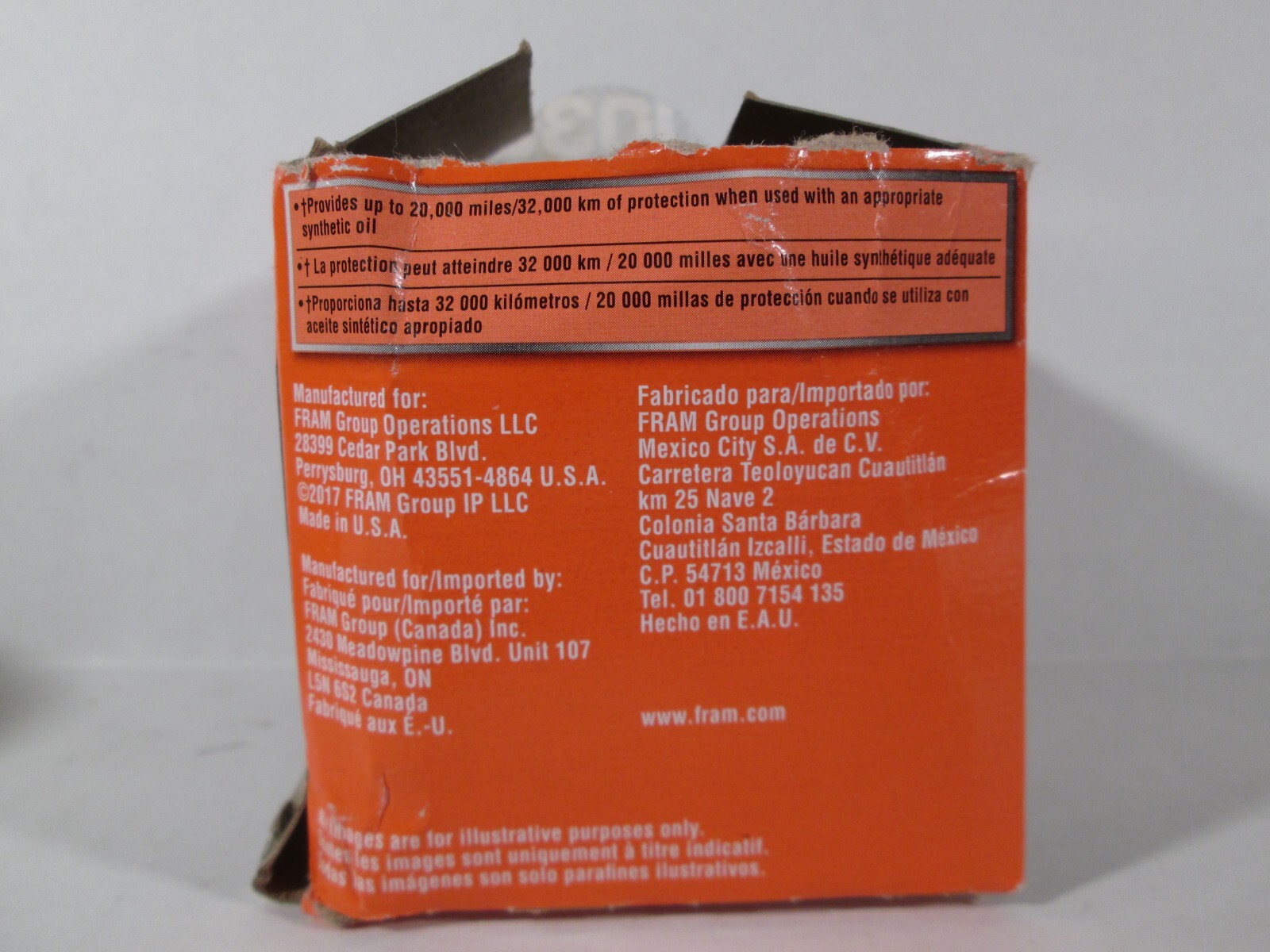 Fram Ultra Synthetic Engine Oil Filter XG10358&nbsp;