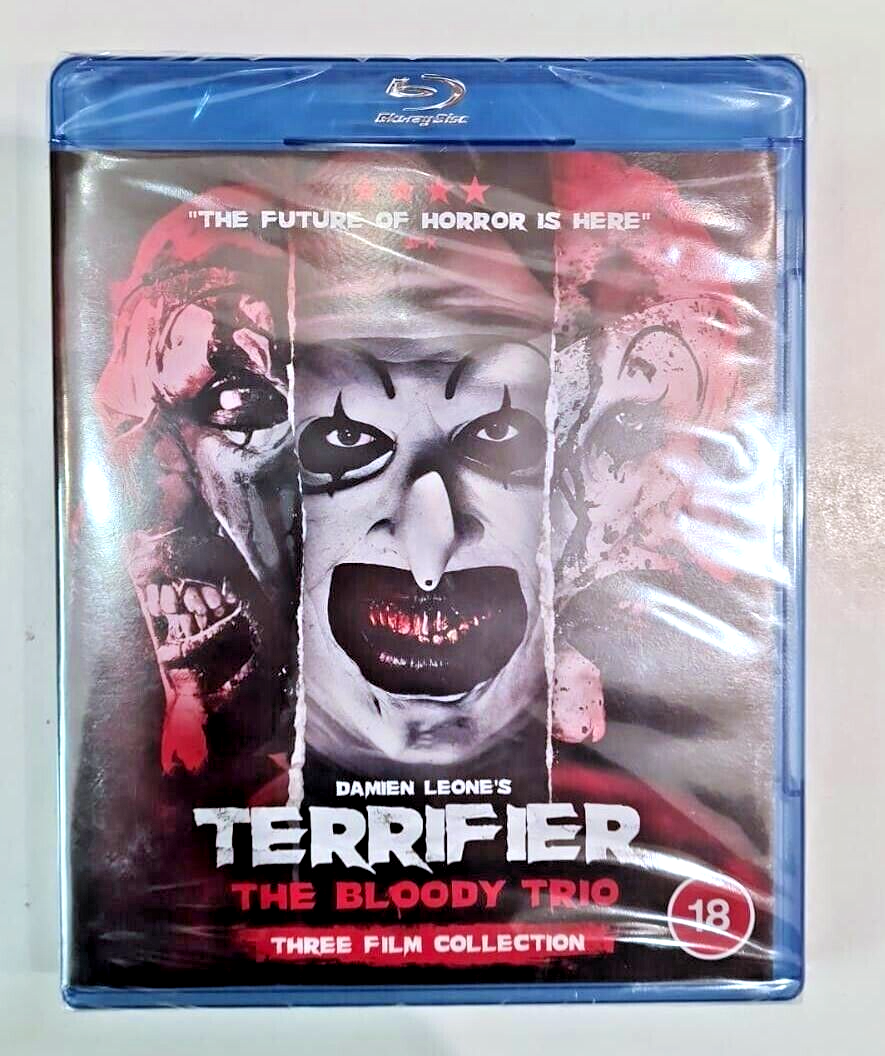 BLU-RAY  TERRIFIER 3 THE BLOODY TRIO 3 FILM COLLECTION BRAND NEW SEALED UK STOCK