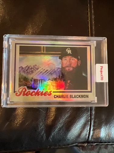 2021 project 70 Charlie Blackmon foil Jonas never /70