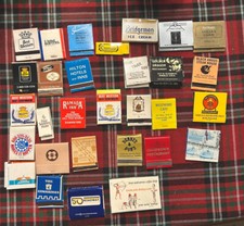VINTAGE ADVERTISING BOOK MATCHES 30 TOTAL BOOKS MOTELS RESORTS BARS RESTAURANTS