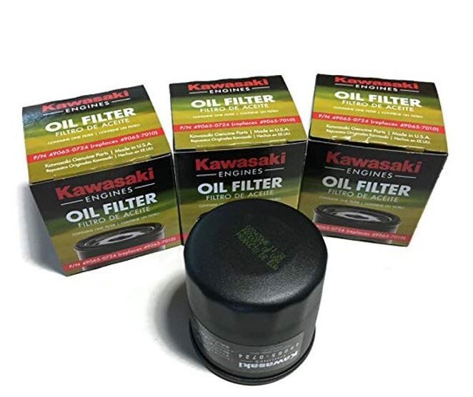 3PK Genuine Kawasaki 49065-0724 Oil Filter Fits 49065-7010 OEM | eBay