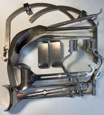 Balfour Retractor System 12" with 2"-9" spread & Accessories (Set of 16 pieces)