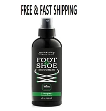 Natural Shoe Deodorizer and Foot Spray - 24-Hour Freshness Foot...