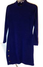 BANANA REPUBLIC Womens Sz X Small Sweater Dress Navy Blue Great Design