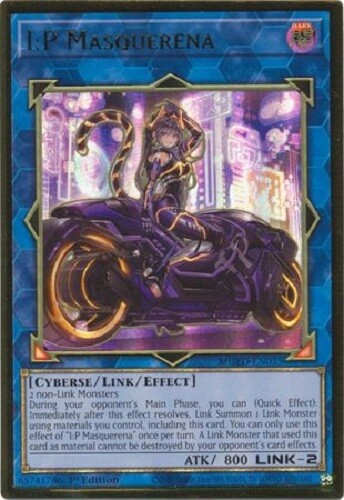 I:P MASQUERENA *** 1ST EDITION ALTERNATE ART MGED-EN035 GOLD RARE