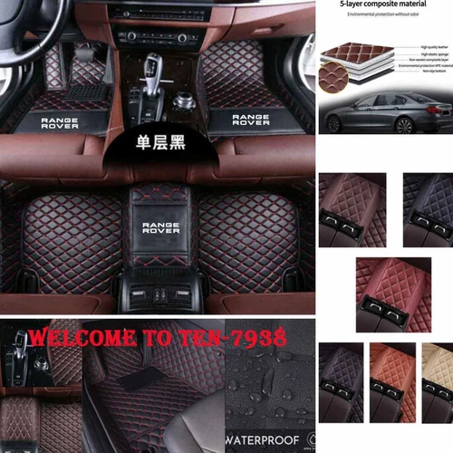 For Land Rover Range Rover Car Floor Mats All Weather Custom Auto Carpet Liners - Imagen 5 de 40
