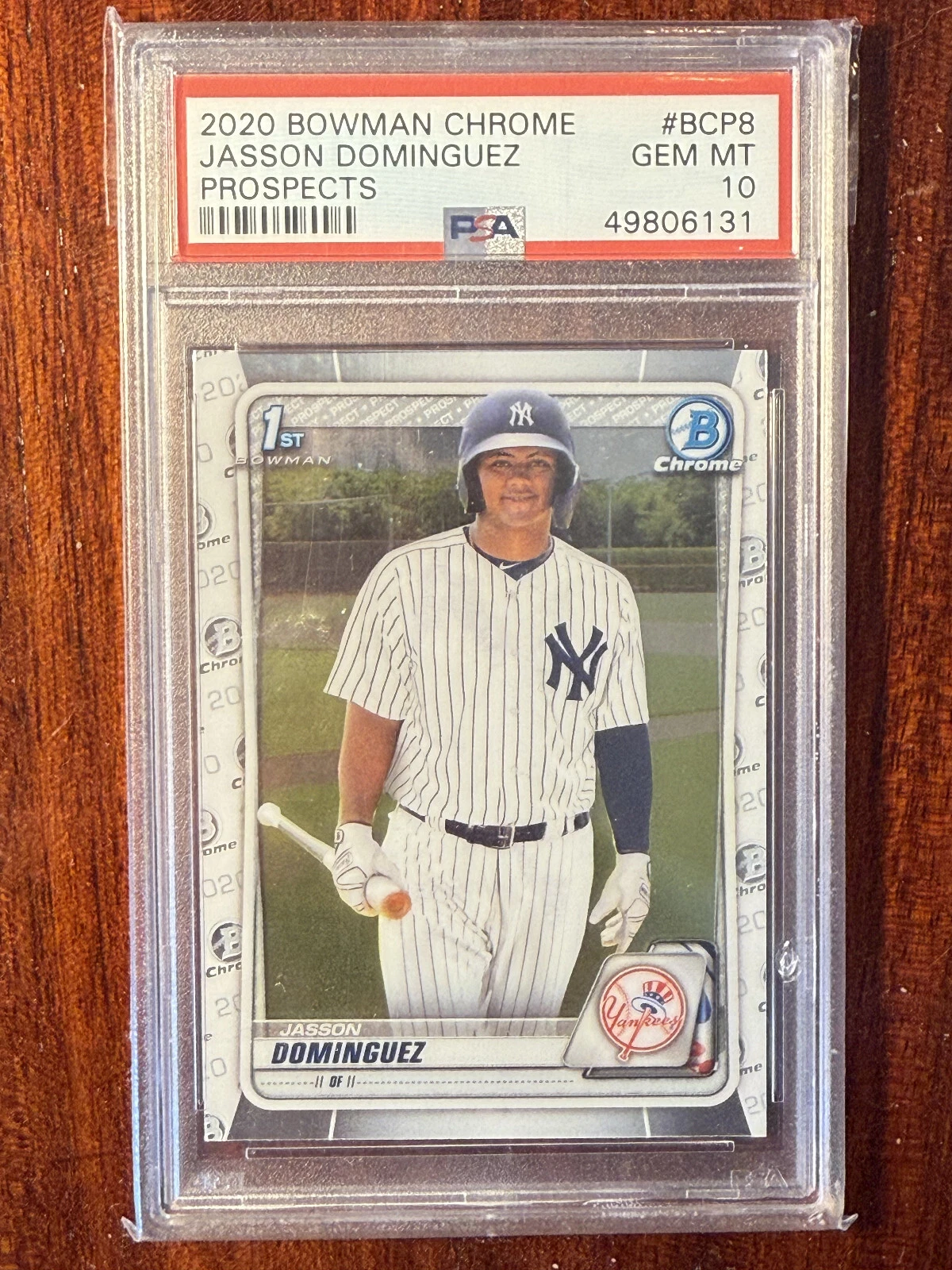 Deal for 2020 Bowman Chrome Jasson Dominguez Prospects rc Gem Mint PSA 10