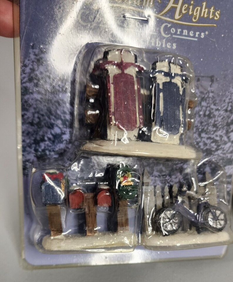 Windham Heights Cobblestone Corners Christmas Accessories Figures Lot
