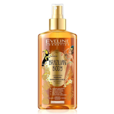 Eveline Brazilian Body Self Tanning Mist für Körper und Gesicht 150ml