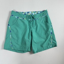 Columbia PFG Omni Shade Board Shorts Swim Trunks Womens Size 10 Beach Teal