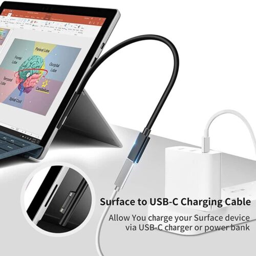Surface Connect to USB-C Charging Cable Compatible for Surface Pro7 Go23118 - Picture 3 of 9