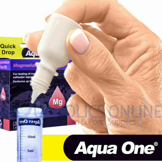 Aqua One Aquarium Fish Tank Reef Marine Saltwater Magnesium Mg Test Kit