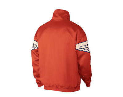 Nike Air Jordan Wings Classic Pull-Over Orange/Blue Men's Jacket AO0406-891